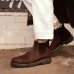 Endura 303 - Redwood Brown Leather Chelsea Boots - Image 6