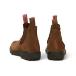 Endura 303 - Rustic Brown Suede Leather Chelsea Boots - Image 3