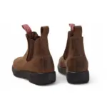 Endura 303 - Tan Brown Leather Chelsea Boots - Image 5