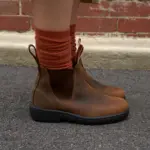 Endura 303 - Tan Brown Leather Chelsea Boots - Image 3