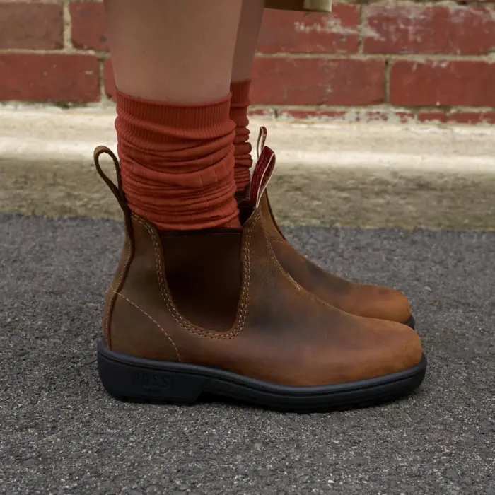Endura 303 - Tan Brown Leather Chelsea Boots - Image 3