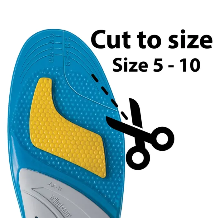 TruClothing  Gel Insoles Sports Everyday Active Shoe Inserts - Image 4