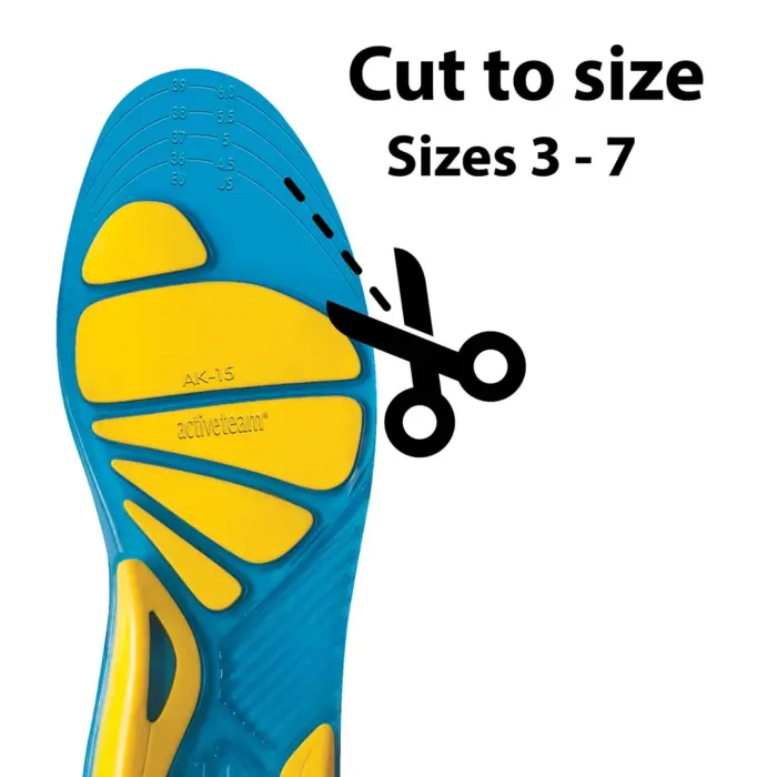 TruClothing  Gel Insoles Sports Everyday Active Shoe Inserts - Image 10