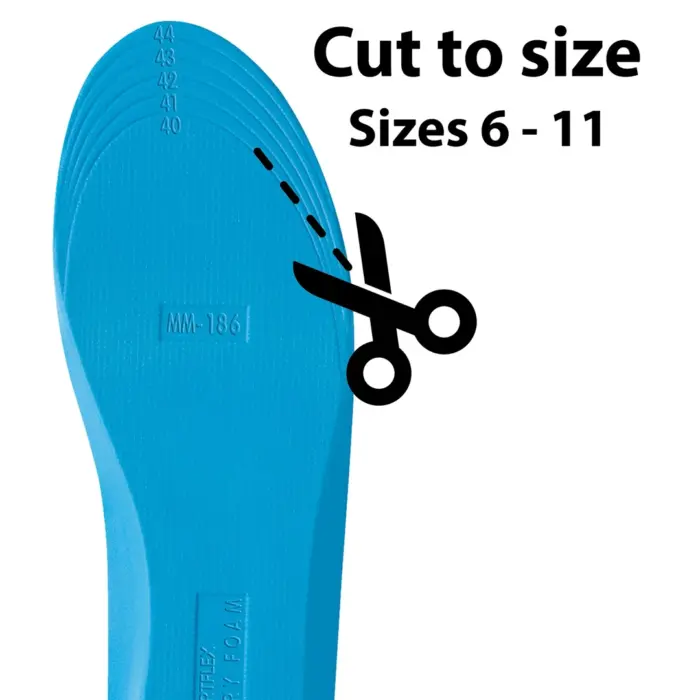 TruClothing Memory Foam Insoles Cushioned Comfort Footbed - Image 7