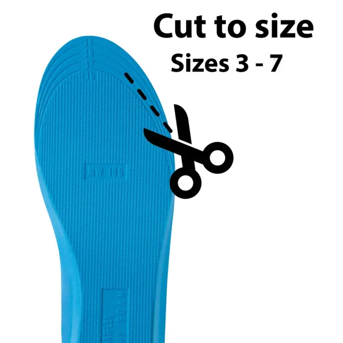 TruClothing Memory Foam Insoles Cushioned Comfort Footbed - Image 3
